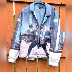 Jaded London Black & Grey Showdown Motion Jacket   Size XL